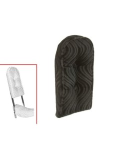 Sissy Bar Back Cushion Velour Black.